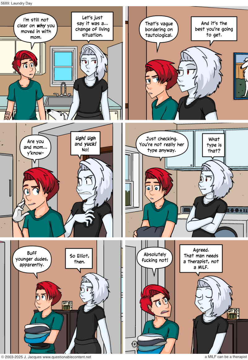 Questionable Content 29.10.2025