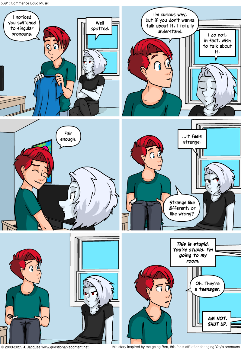 Questionable Content 31.10.2025