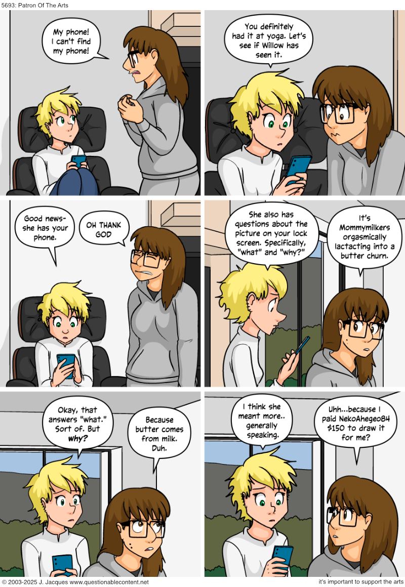 Questionable Content 4.11.2025