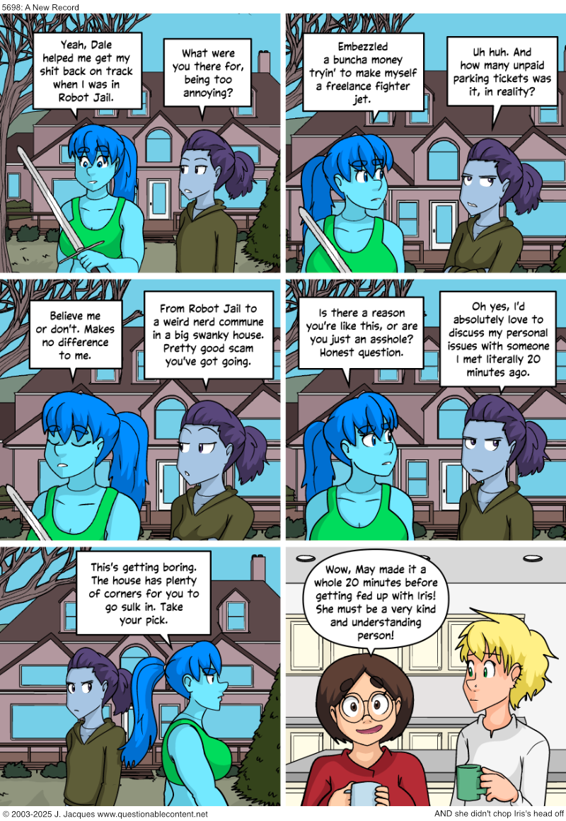 Questionable Content 11.11.2025