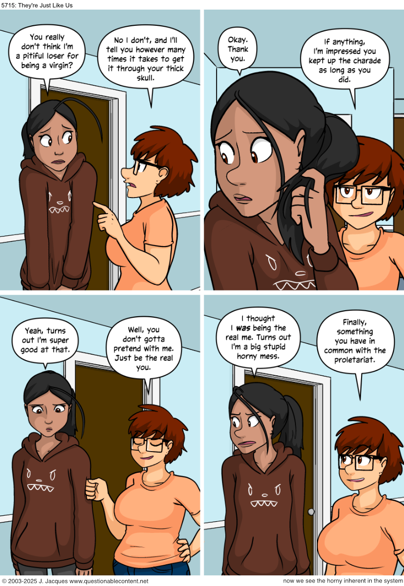 Questionable Content 4.12.2025