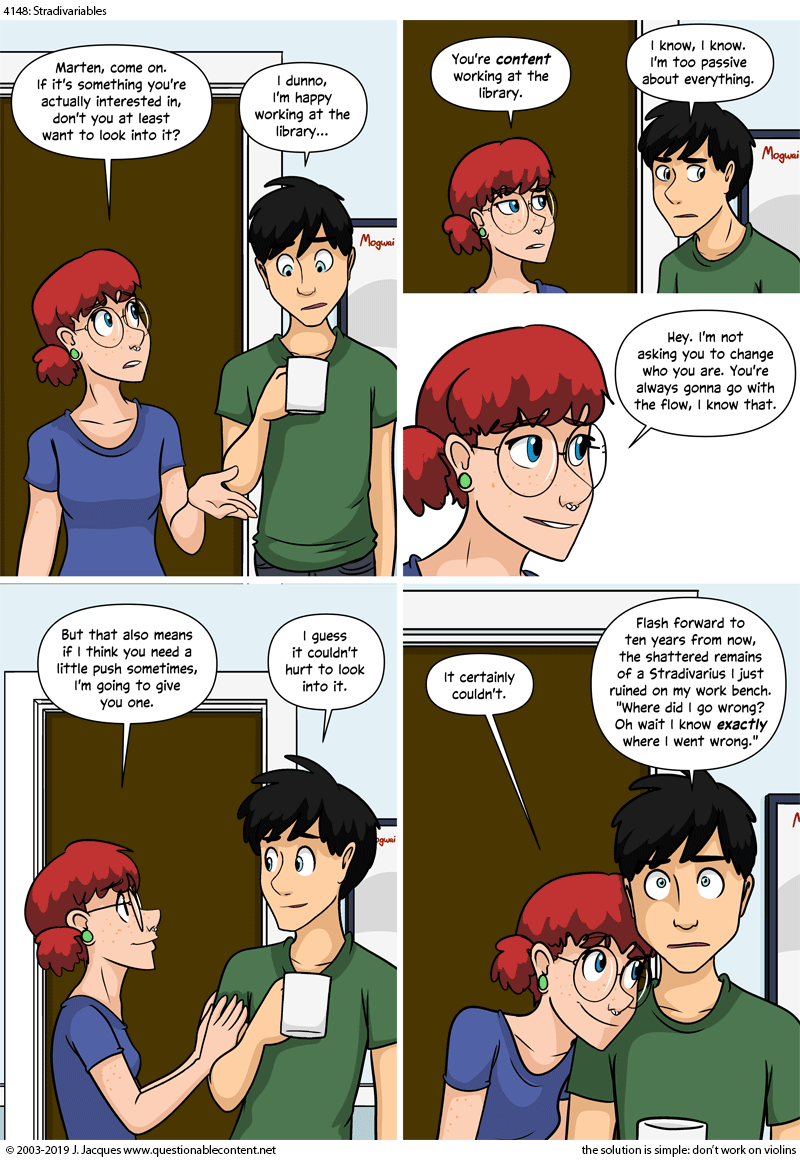 Questionable Content 21.12.2025