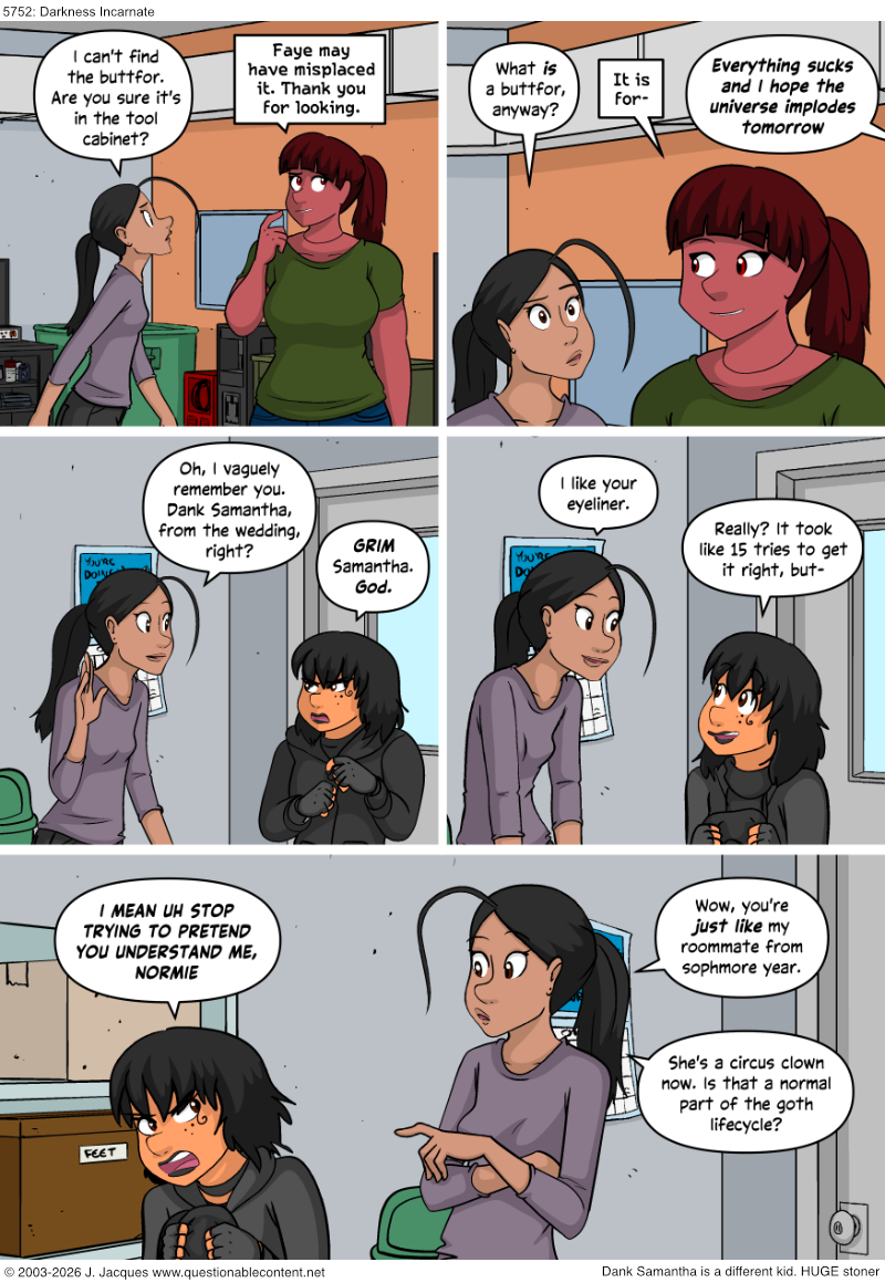Questionable Content 27.1.2026