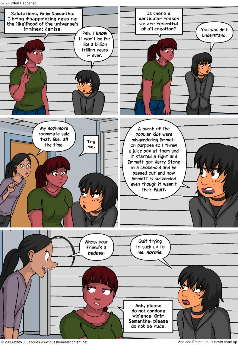 Questionable Content 28.1.2026