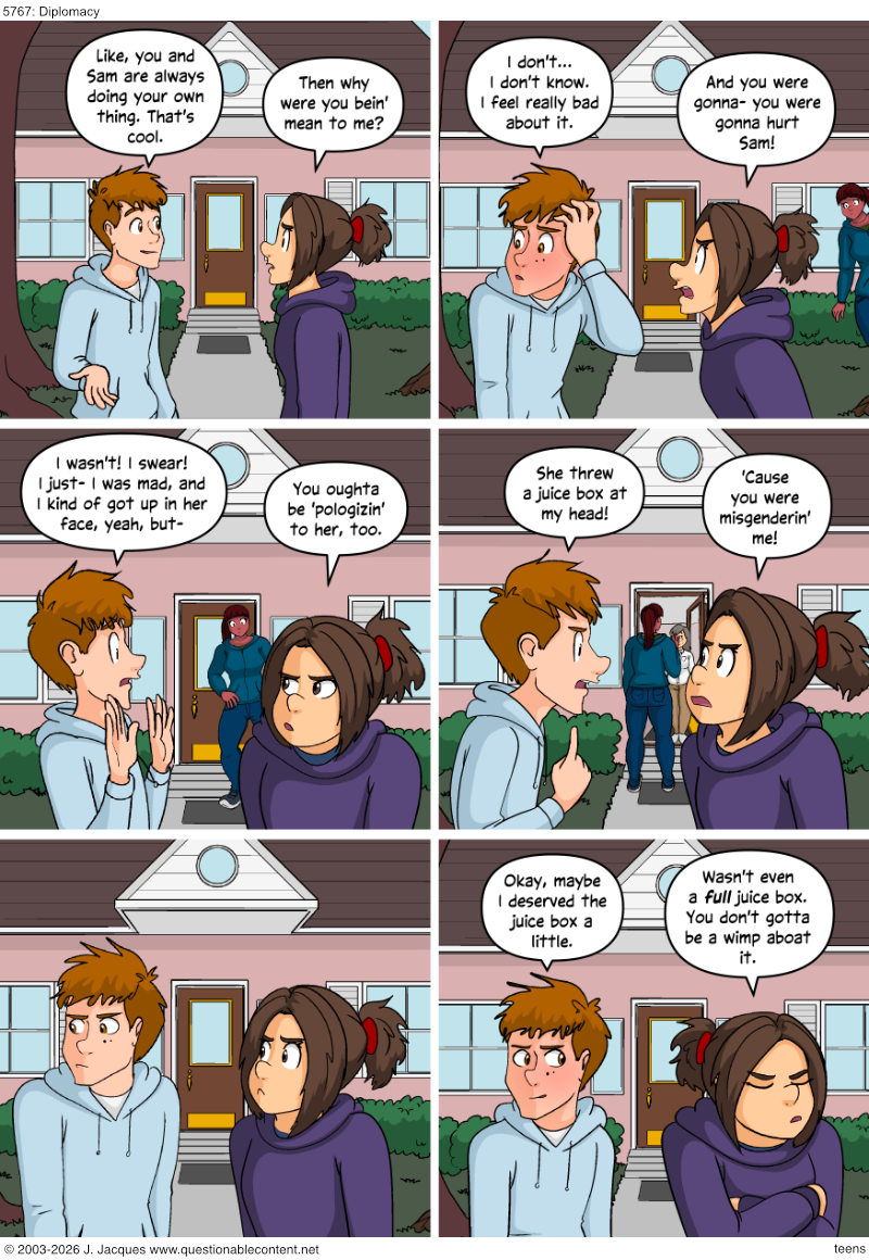Questionable Content 17.2.2026