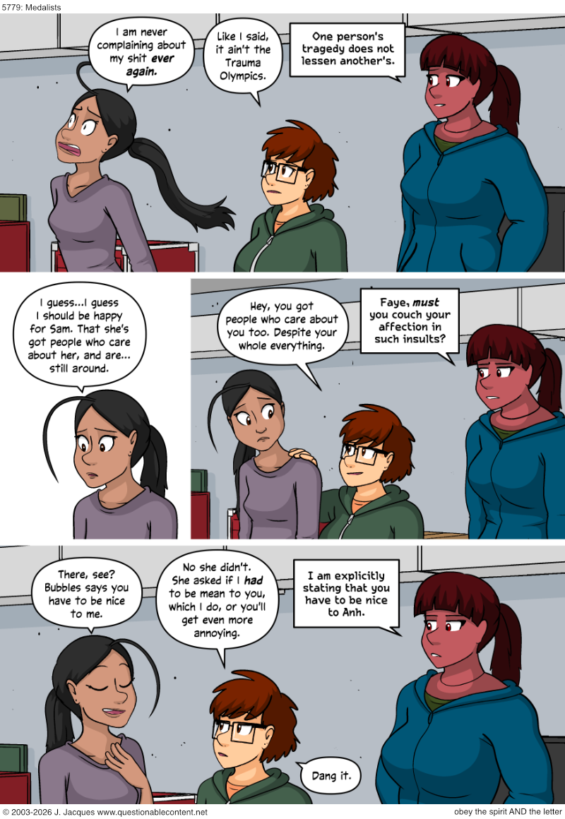Questionable Content 5.3.2026