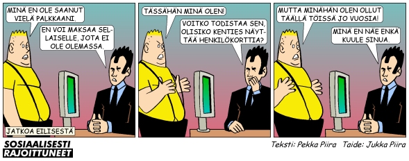 Sosiaalisesti rajoittuneet 24.1.2003